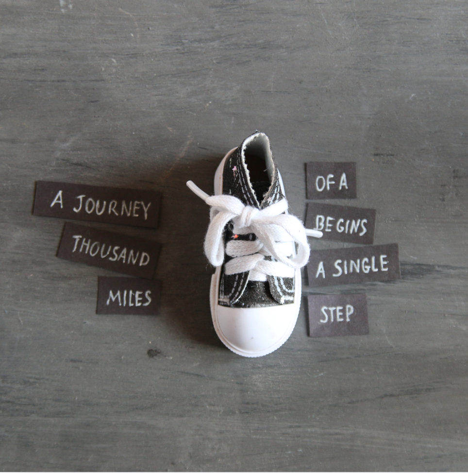 A Journey of Thousands Miles Starts with a First Step by Natalie M. @NeatlyTidy